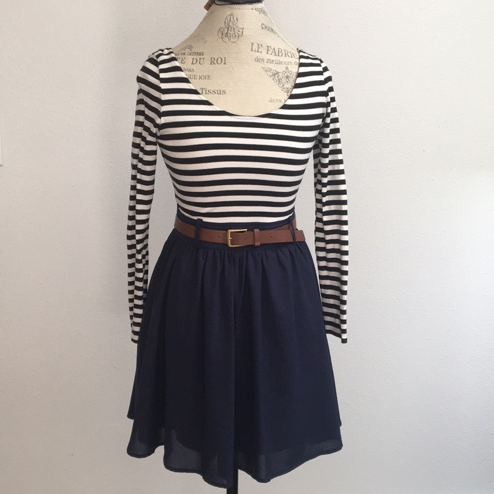 Scoop back mini dress
